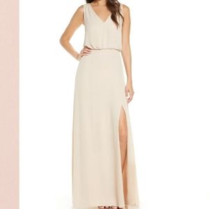Wayf Bella Blouson column gown XXL